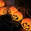 2025 cross border led pumpkins light string halloween ghostfest ambiente pascua bar arreglo casa embrujada decoración luces details Picture
